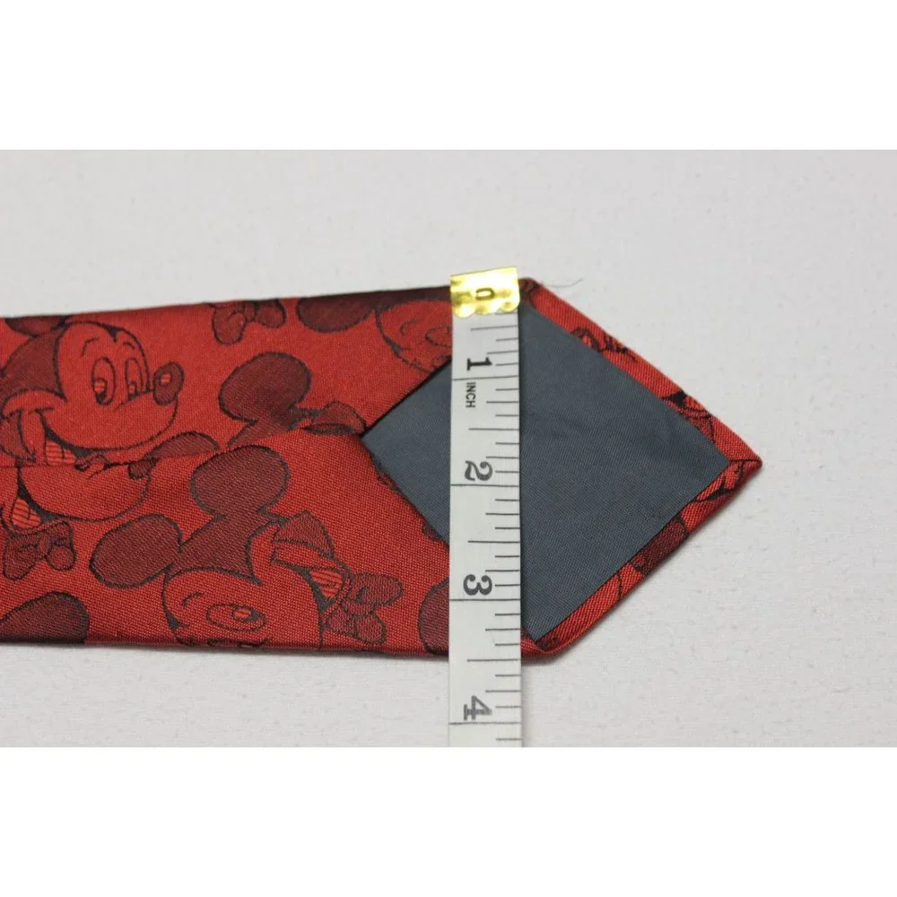 Balancine The Tie Works‎ vintage Mickey Mouse Disney red tie